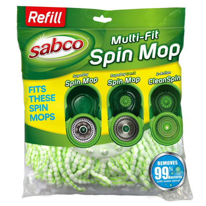 Sabco Multi-fit Spin Mop Refill Each