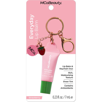 Mcobeauty Everyday Lip Balm Keyring Strawberry Each