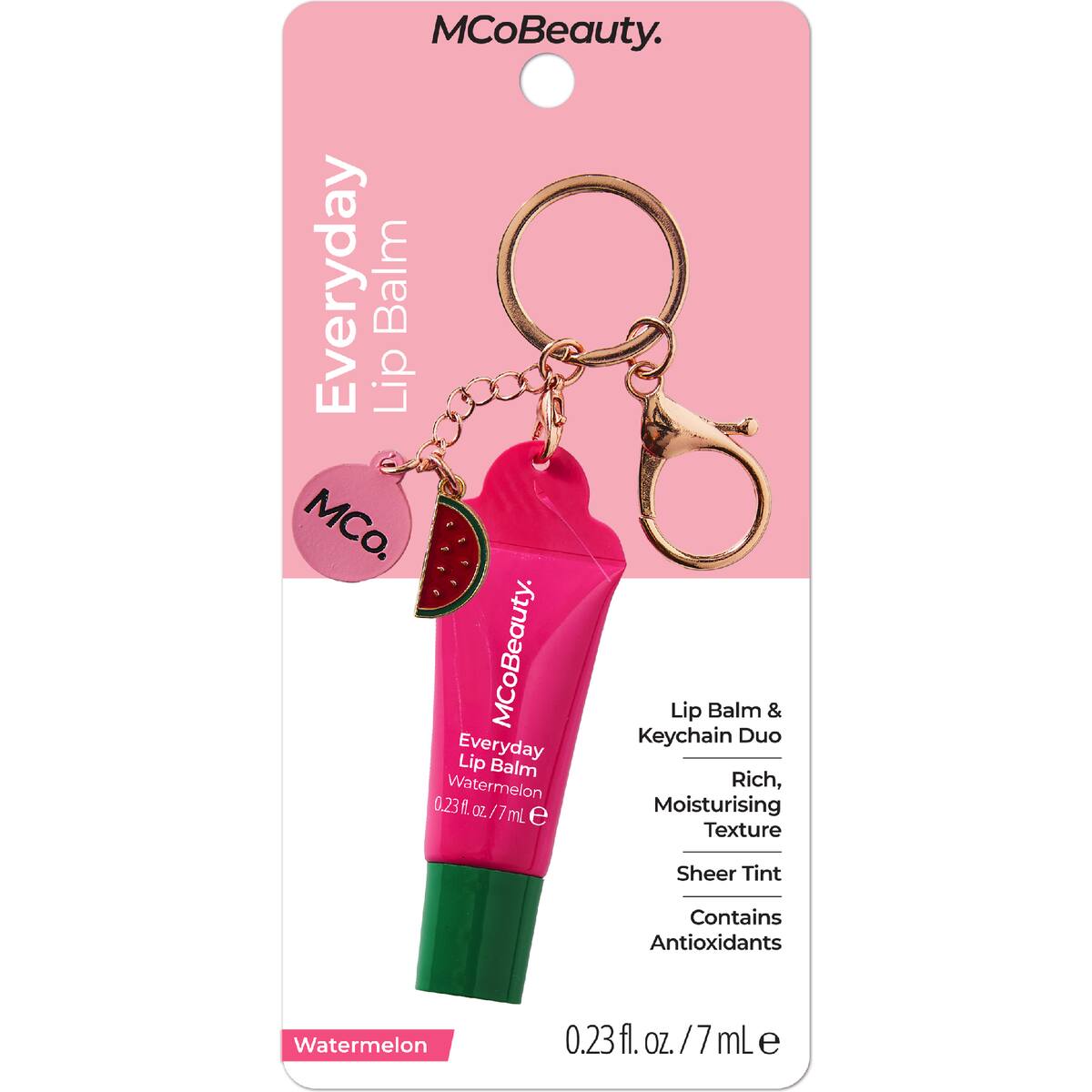 Mcobeauty Everyday Lip Balm & Keychain Watermelon 7ml