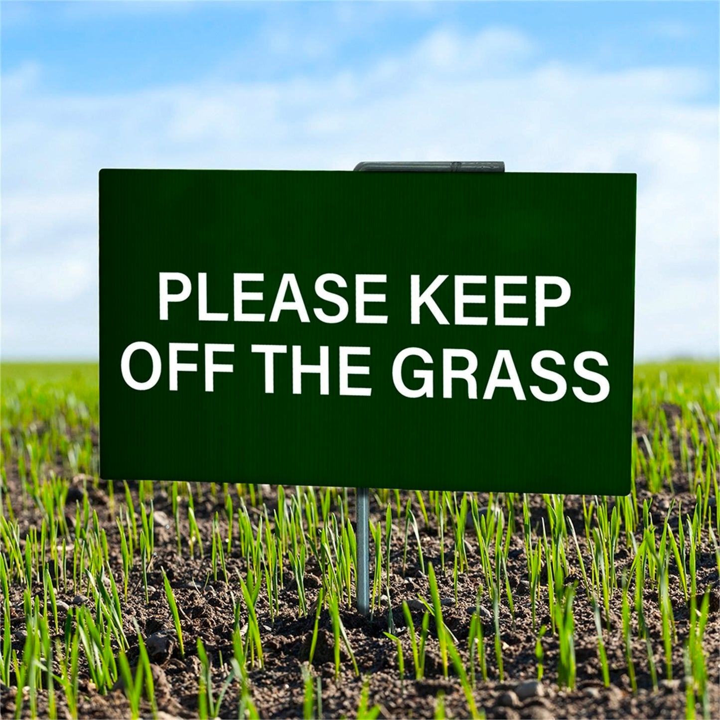 Sandleford Keep Off the Grass Sign - 210mm