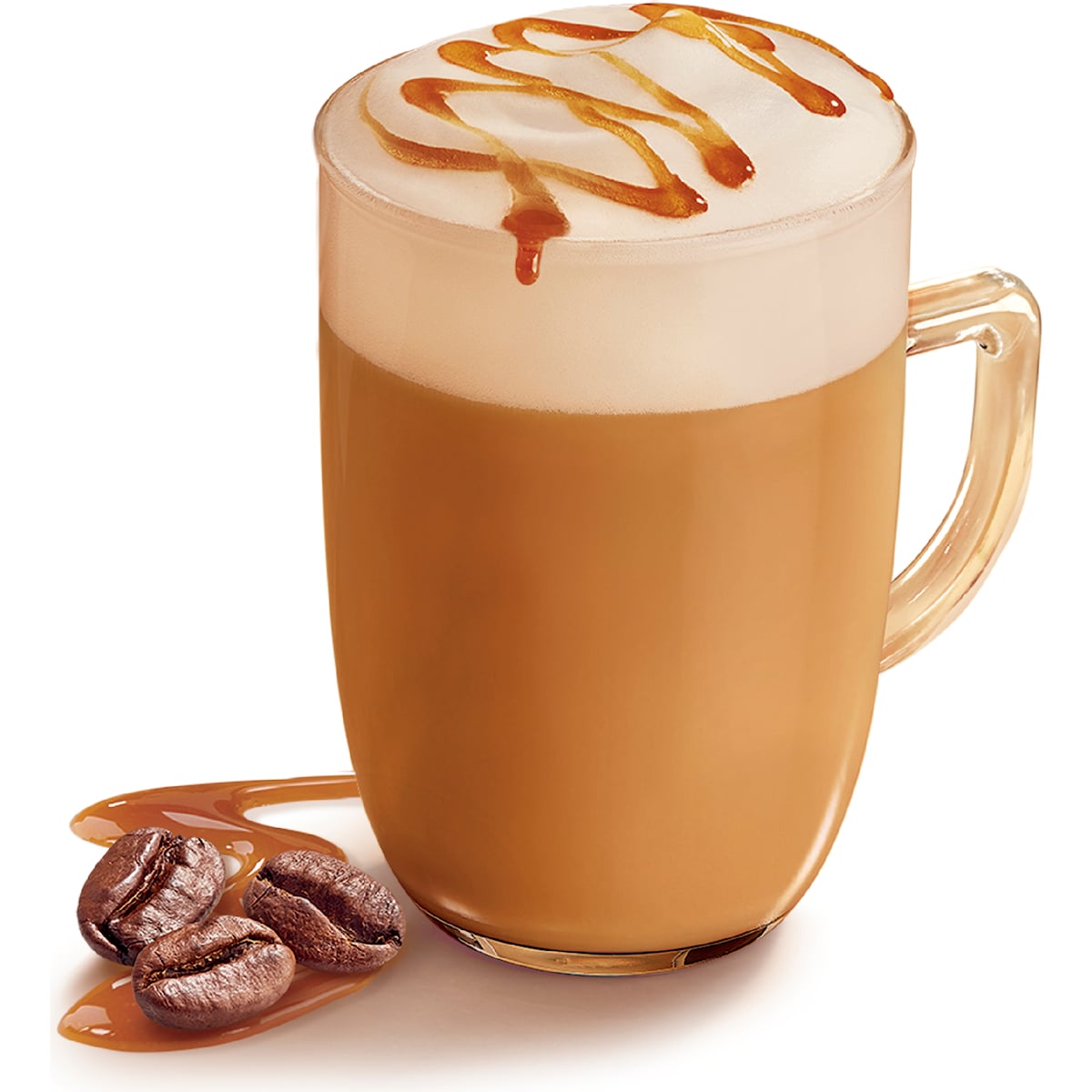Nescafe Double Shot Caramel Latte Coffee Sachets 10 Pack