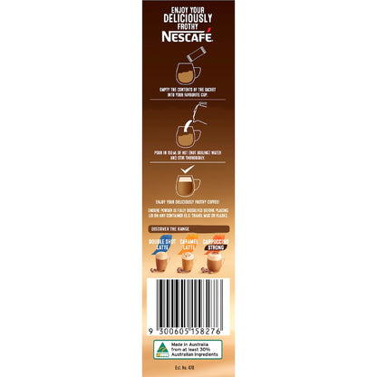 Nescafe Double Shot Caramel Latte Coffee Sachets 10 Pack