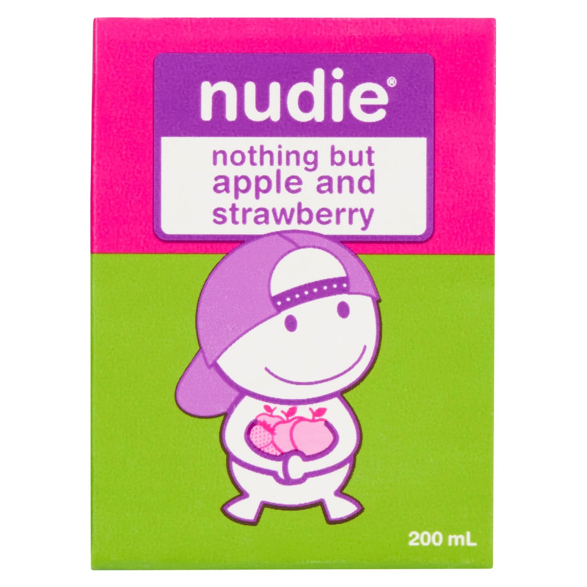 Nudie Nothing But Apple & Strawberry Juice 200ml