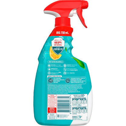 Ajax Antiviral Disinfectant Spray Lemon Cleanse 750ml