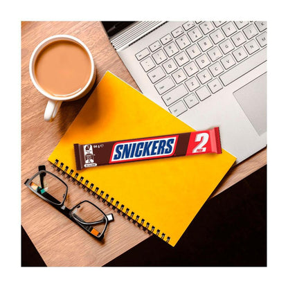 Snickers Milk Chocolate Bar Peanuts Caramel 2 Pieces - 64g