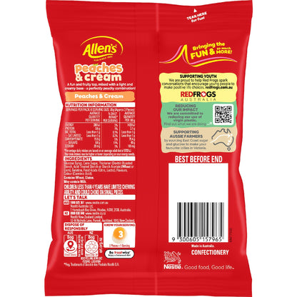 Allens Peaches & Cream 170g