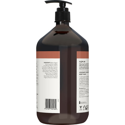 Glow Lab Body Wash Coconut & Sandalwood 1.35l