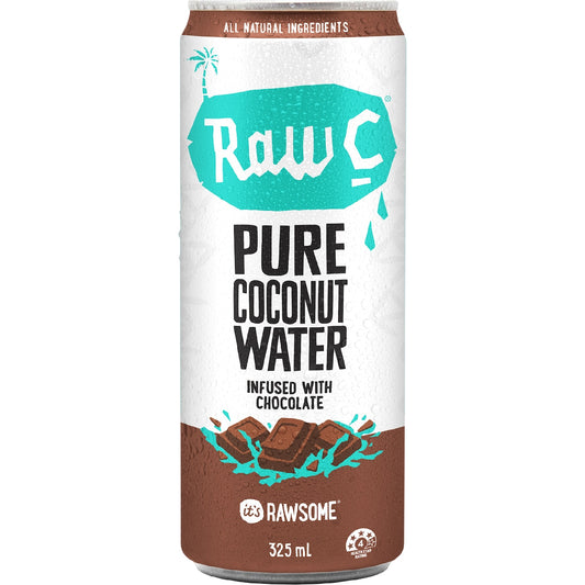 Raw C Pure Coconut Water Infused With Chocolate 325ml