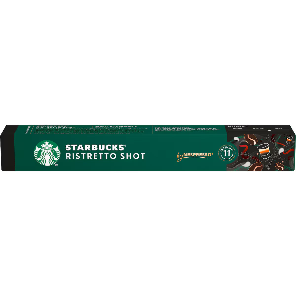 Starbucks By Nespresso Ristretto Coffee Pods 10 Pack