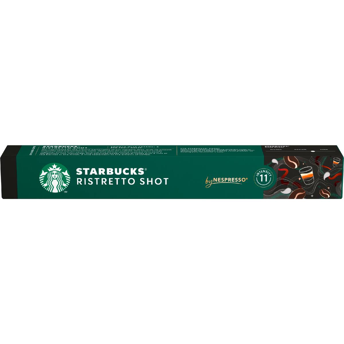 Starbucks By Nespresso Ristretto Coffee Pods 10 Pack