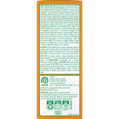 Air Wick 2x Essential Oil Vanilla & Shea Butter Plug In Diffuser 19ml