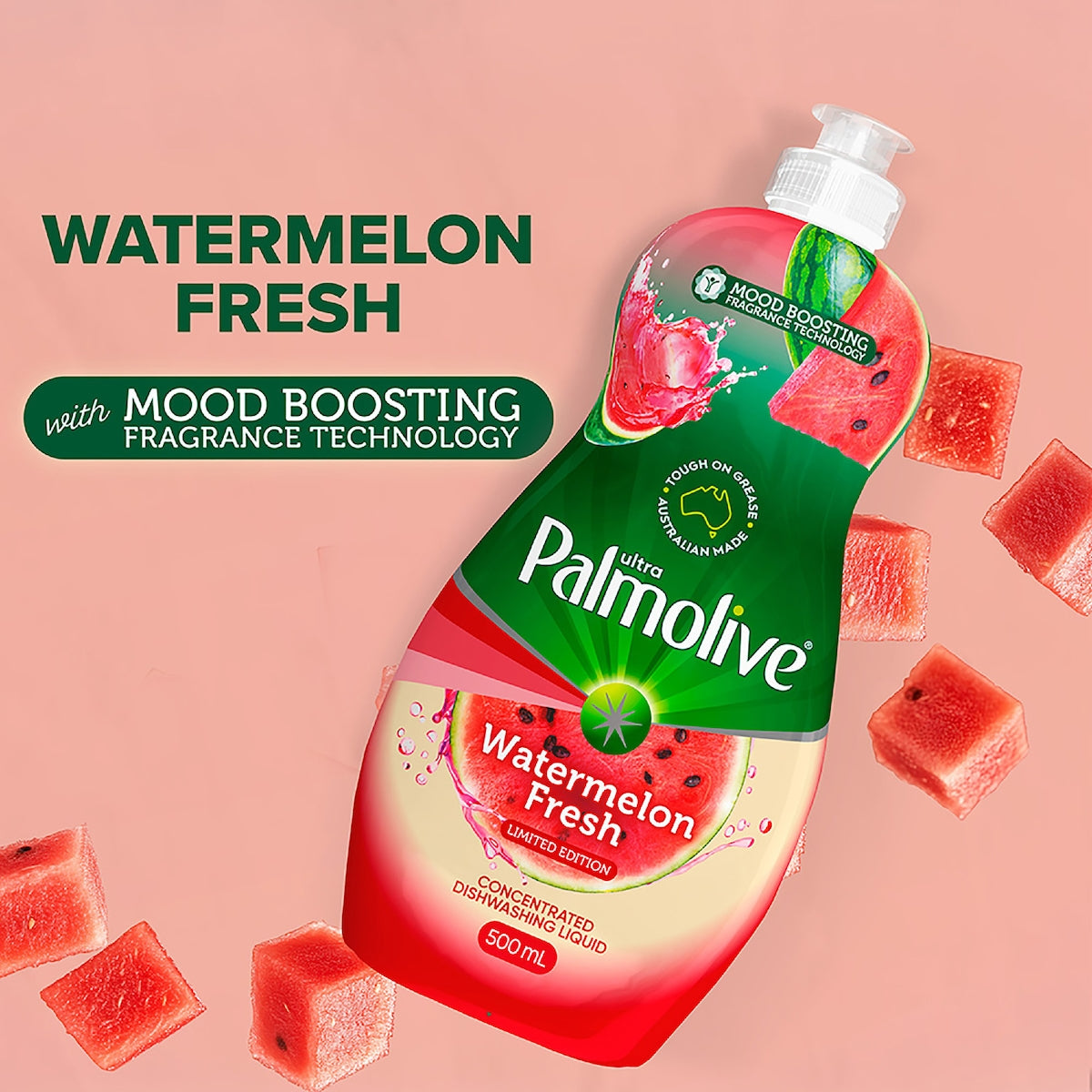Palmolive Ultra Dishwashing Liquid Watermelon Fresh 500ml