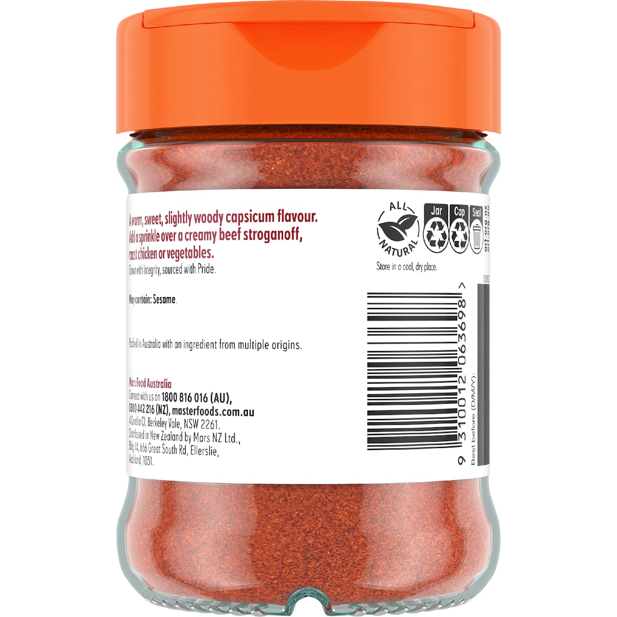 Masterfoods Paprika Ground 105g
