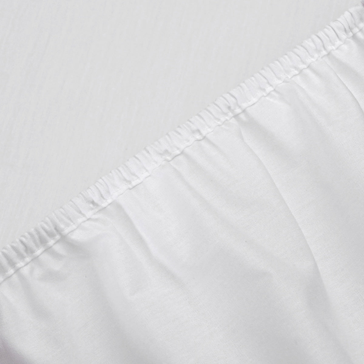 Openook 250tc Cotton Rich Fitted Sheet Single Bed White Each