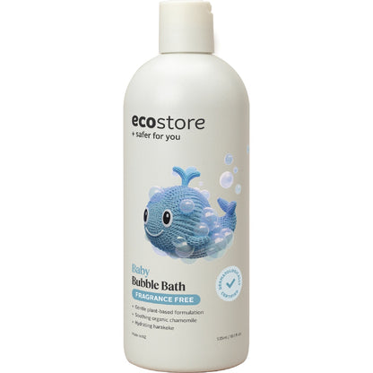Ecostore Baby Bubble Bath Fragrance Free 535ml