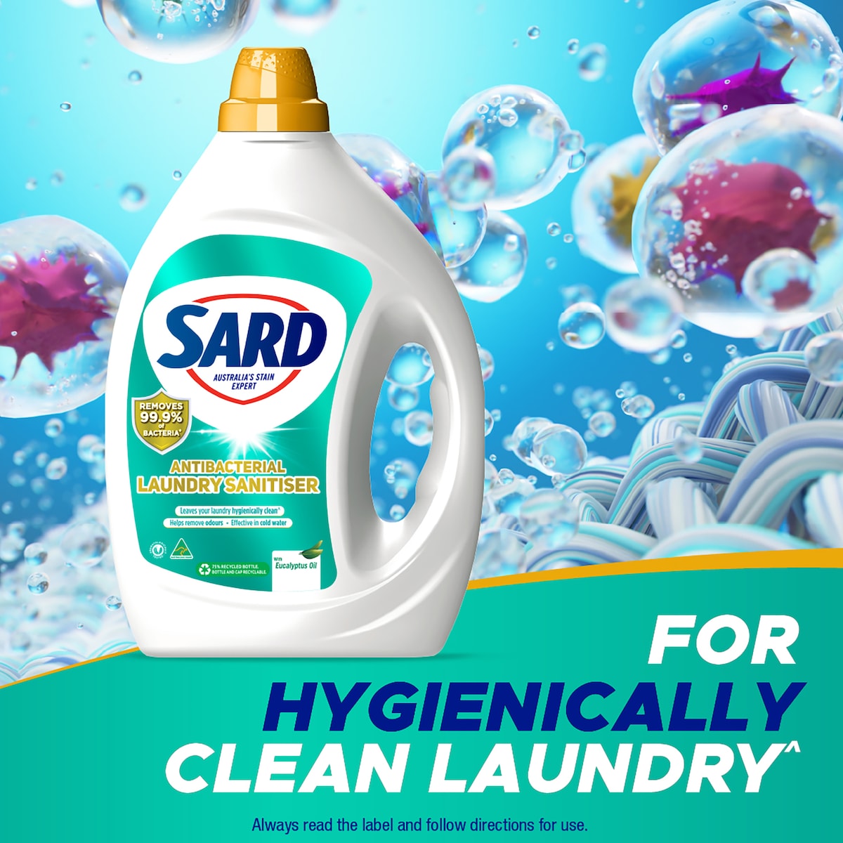 Sard Antibacterial Laundry Sanitiser Eucalyptus Oil 2l