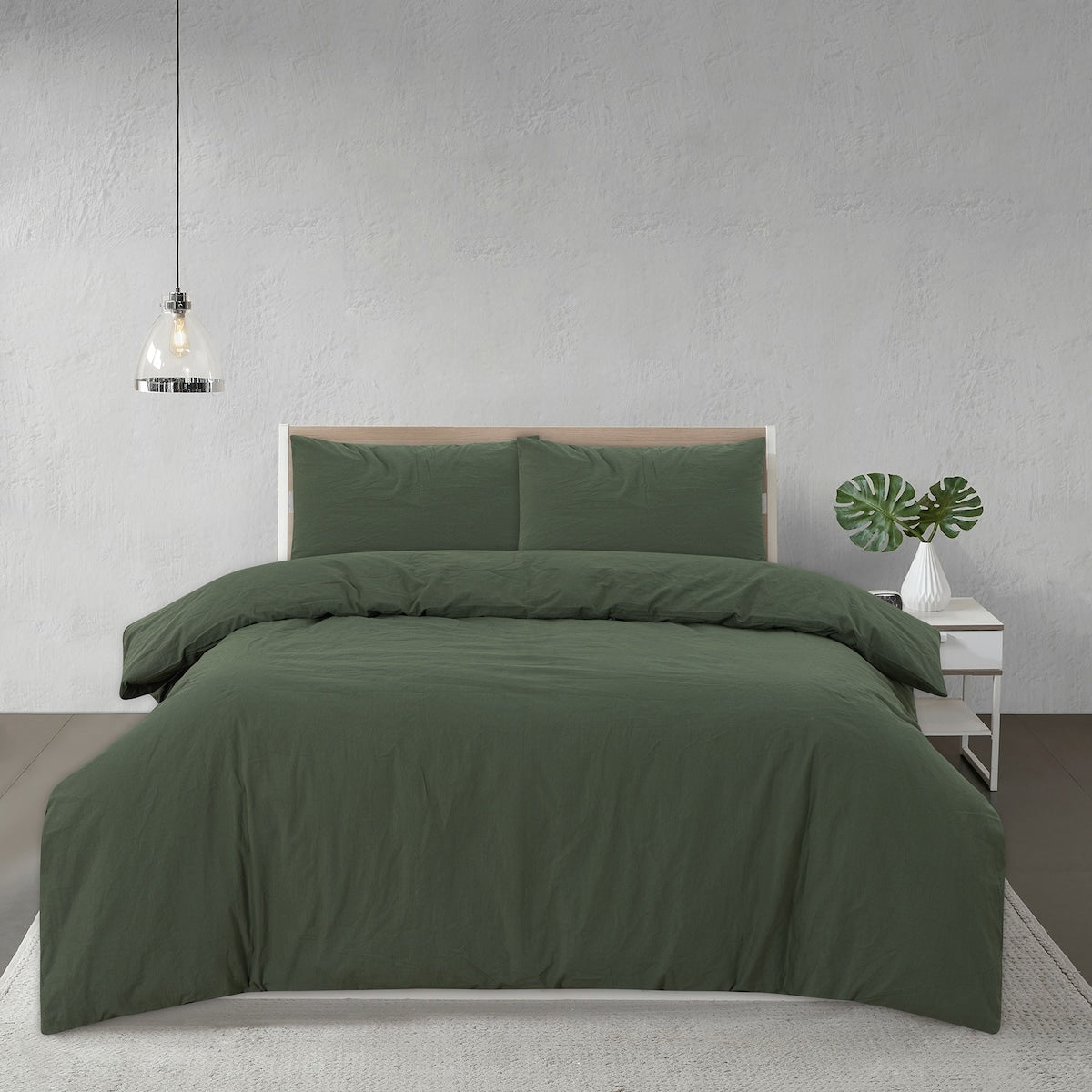 Openook Cotton Quilt Cover Set Single Bed Assorted Each