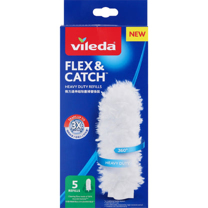 Vileda Flex & Catch Duster Refills 5 Pack