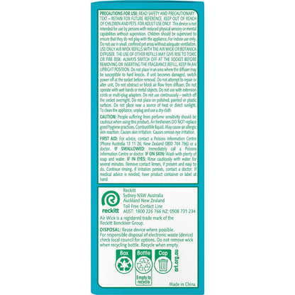 Air Wick 2x Essential Oil Ocean Waves & Sea Salt Plug In Diffuser 19ml