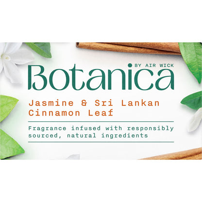 Botanica Plug In Diffuser Jasmine & Sri Lankan Cinnamon Leaf 22ml