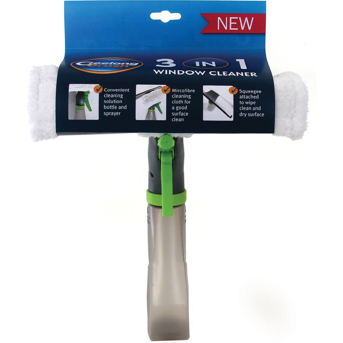 Geelong Brush 3 In 1 Window Cleaner Each