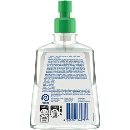 Air Wick 2x Essential Oil Freshener Auto Refill Vanilla & Shea 228ml