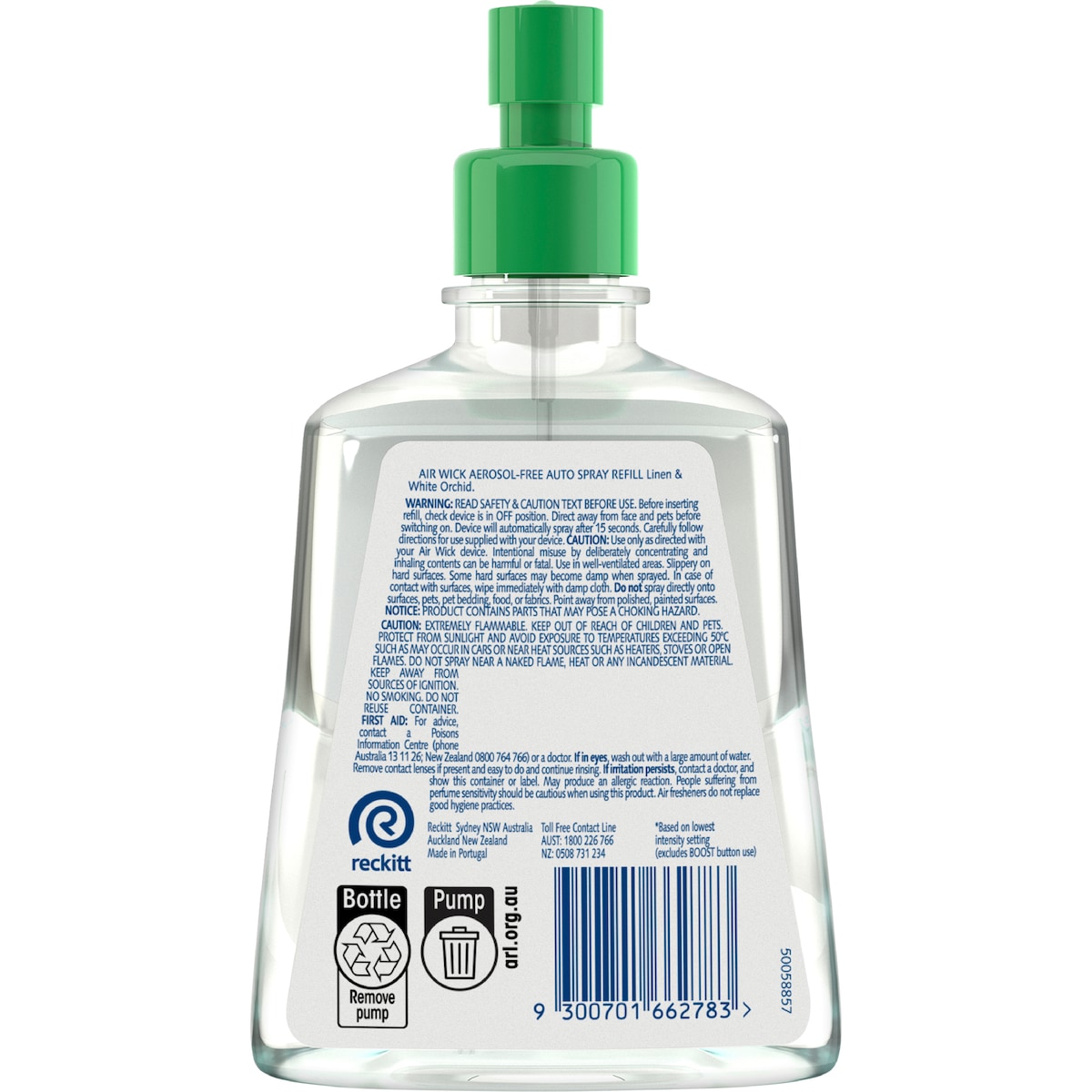 Air Wick 2x Essential Oil Freshener Auto Refill Linen & Orchid 228ml