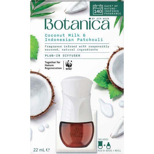 Botanica Plug In Diffuser Coconut Milk & Indonesian Patchouli 22ml