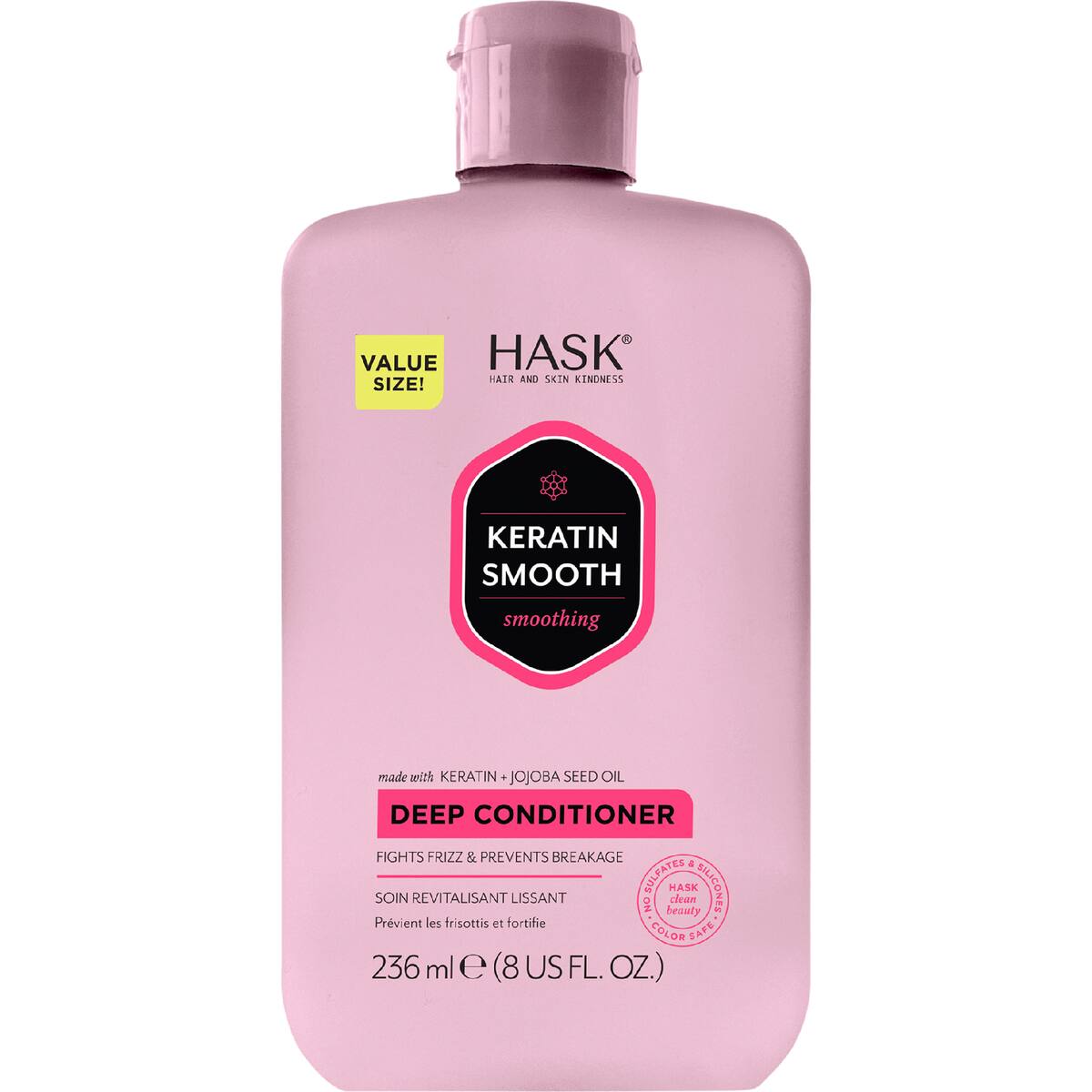 Hask Keratin Smooth Deep Conditioner 236ml