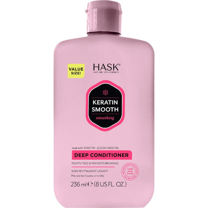 Hask Keratin Smooth Deep Conditioner 236ml