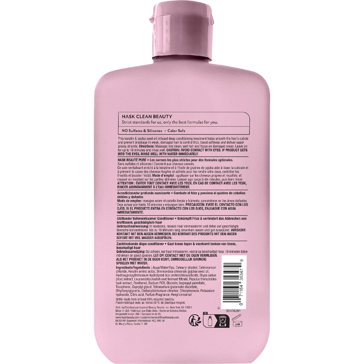 Hask Keratin Smooth Deep Conditioner 236ml