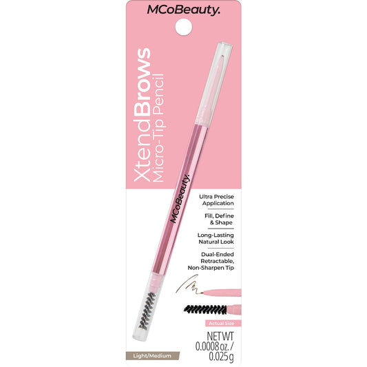 Mcobeauty Xtend Brows Micro Tip Pencil Light/medium Each