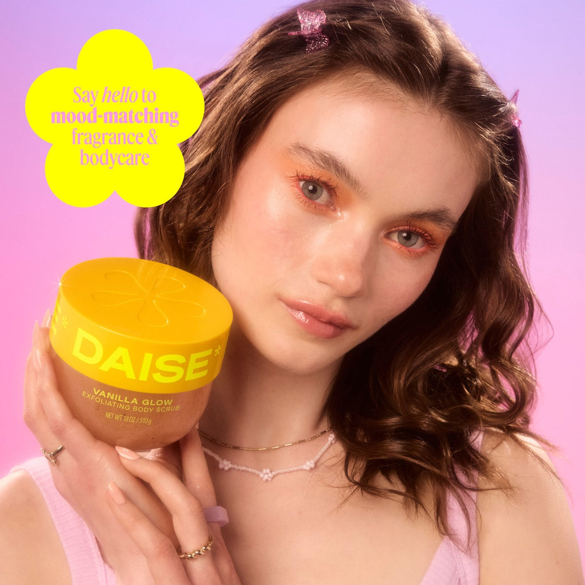 Daise Exfoliating Body Scrub Vanilla Glow 510g