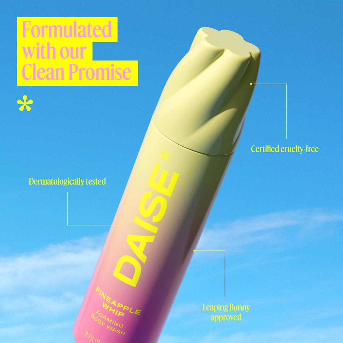 Daise Foaming Body Wash Pineapple Whip 265ml