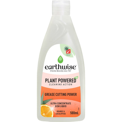 Earthwise Dishwashing Liquid Orange & Eucalyptus 500ml