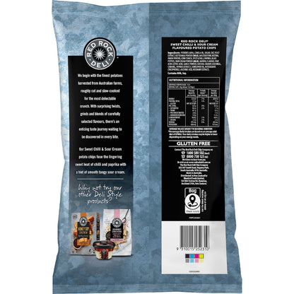 Red Rock Deli Potato Chips Party Bag Sweet Chilli & Sour Cream 290g