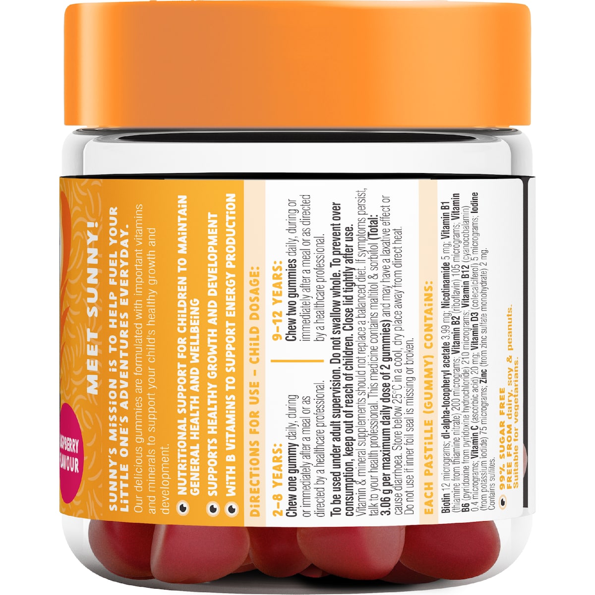 Little Swisse Multivitamin Gummies Raspberry 50 Pack