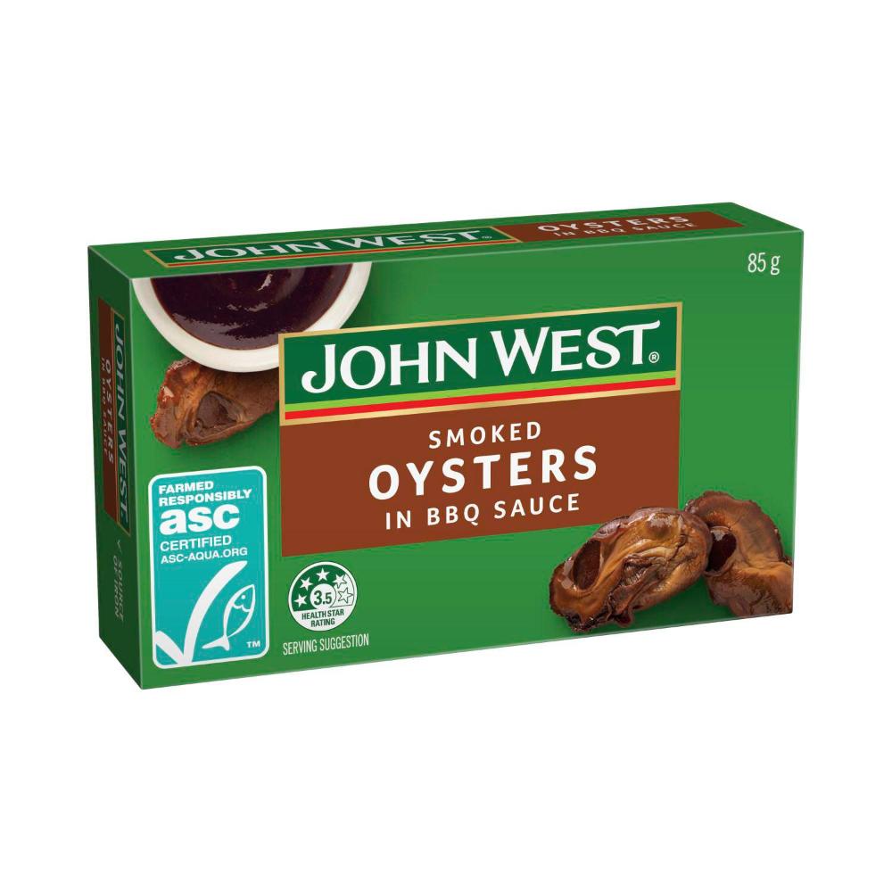 John West Smoked Oysters In Bbq Sauce - 85g
