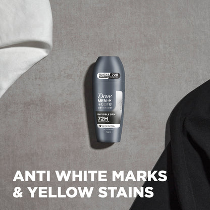 Dove Men +Care Advanced Invisible Dry Roll On 72h Protection 50ml