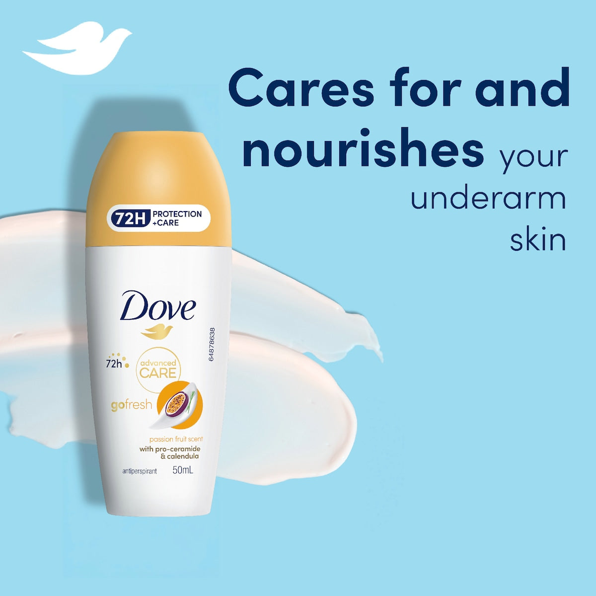 Dove Women Advanced 72hr Deodorant Roll On Passionfruit 50ml
