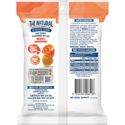 The Natural Confectionery Co. Juicy Bursts Lollies Orange & Passionfruit 150g