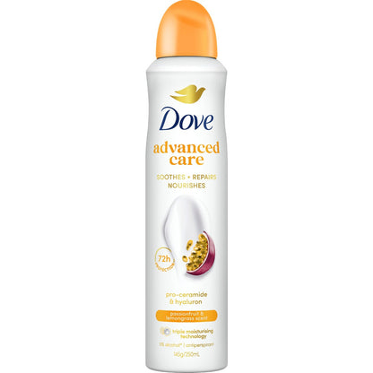 Dove Advanced Care Deodorant Passionfruit & Lemongrass 72h 250ml