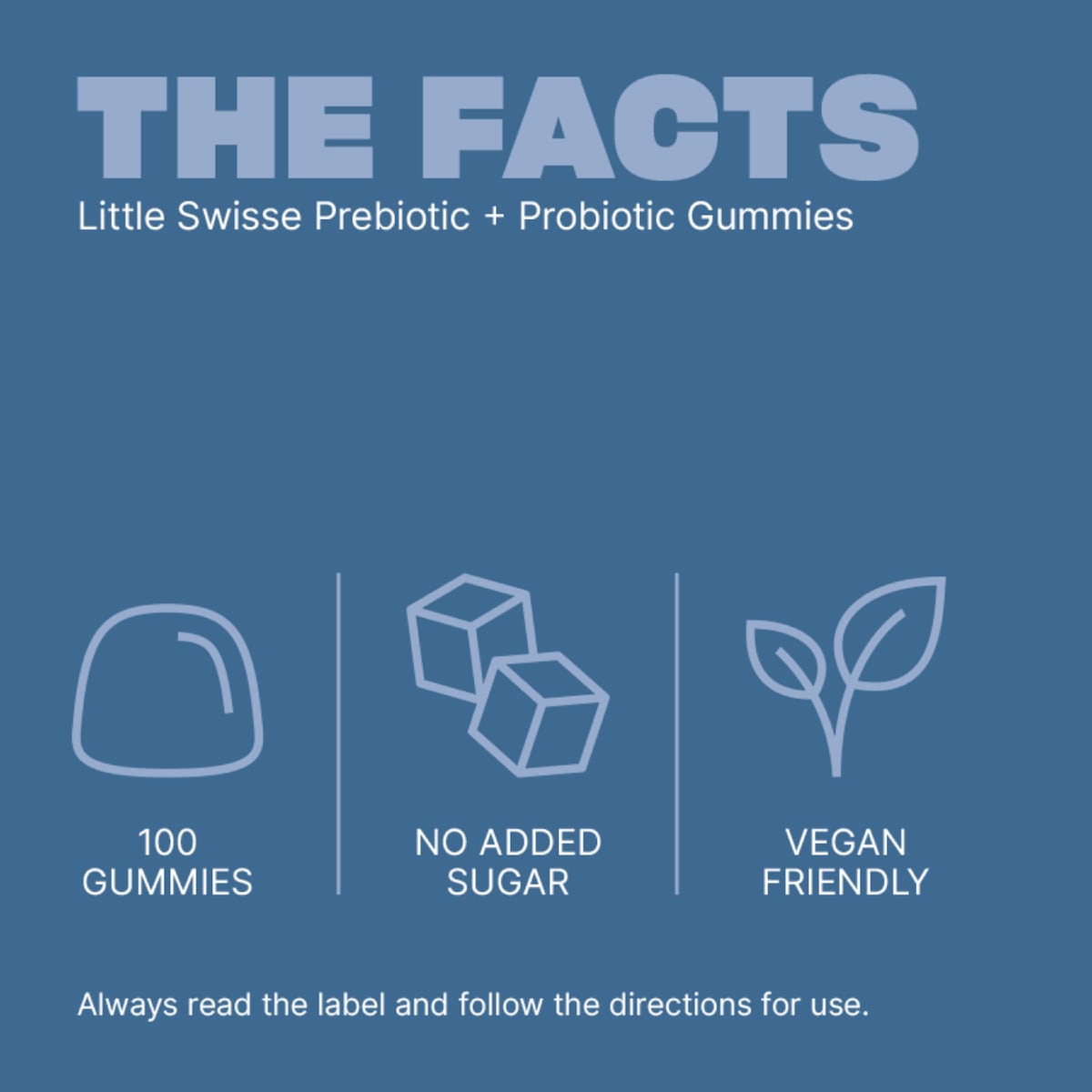 Little Swisse Prebiotic + Probiotic Gummies For Kids 100 Pack