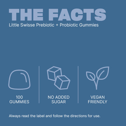Little Swisse Prebiotic + Probiotic Gummies For Kids 100 Pack