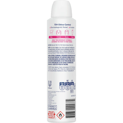 Rexona Women Whole Body Deodorant Aerosol Wild Rose 230ml