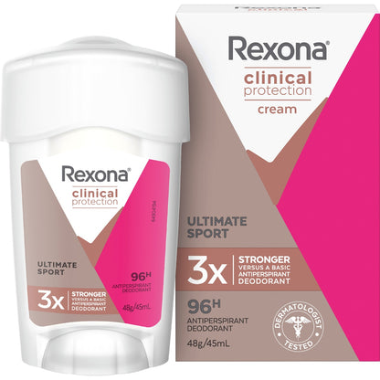 Rexona Women Clinical 96hr Deodorant Stick Sport 45ml