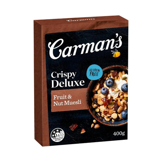Carman's Deluxe Gluten Free Fruit & Nut Muesli - 400g