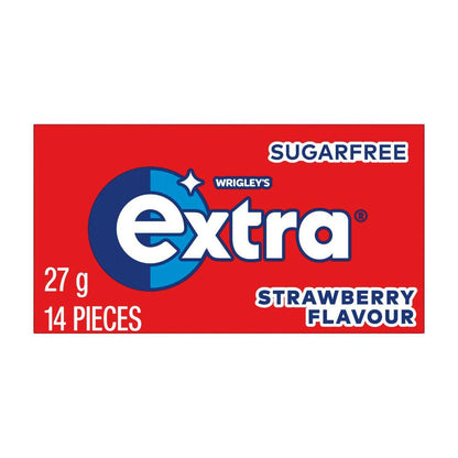 Extra Strawberry Sugar Free Chewing Gum - 27g