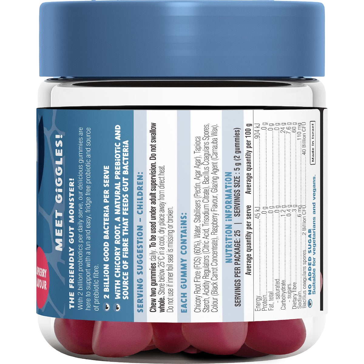 Little Swisse Prebiotic + Probiotic Gummies For Kids 50 Pack