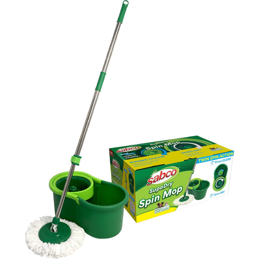 Sabco Supadry Spin Mop Bucket Set Each